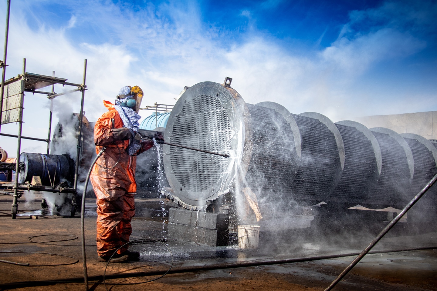 The Role of Ultra High Pressure Water Jetting in Industrial Maintenance - Mantank - Industrial Cleaning & Drainage Solutions